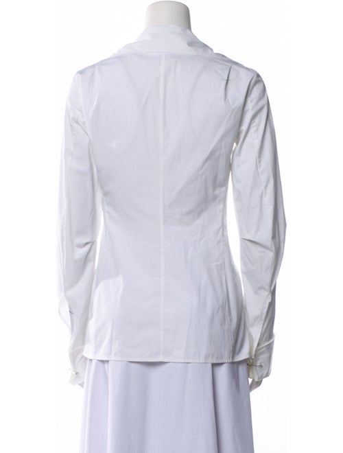 Ann Demeulemeester V-Neck Long Sleeve Button-Up Top