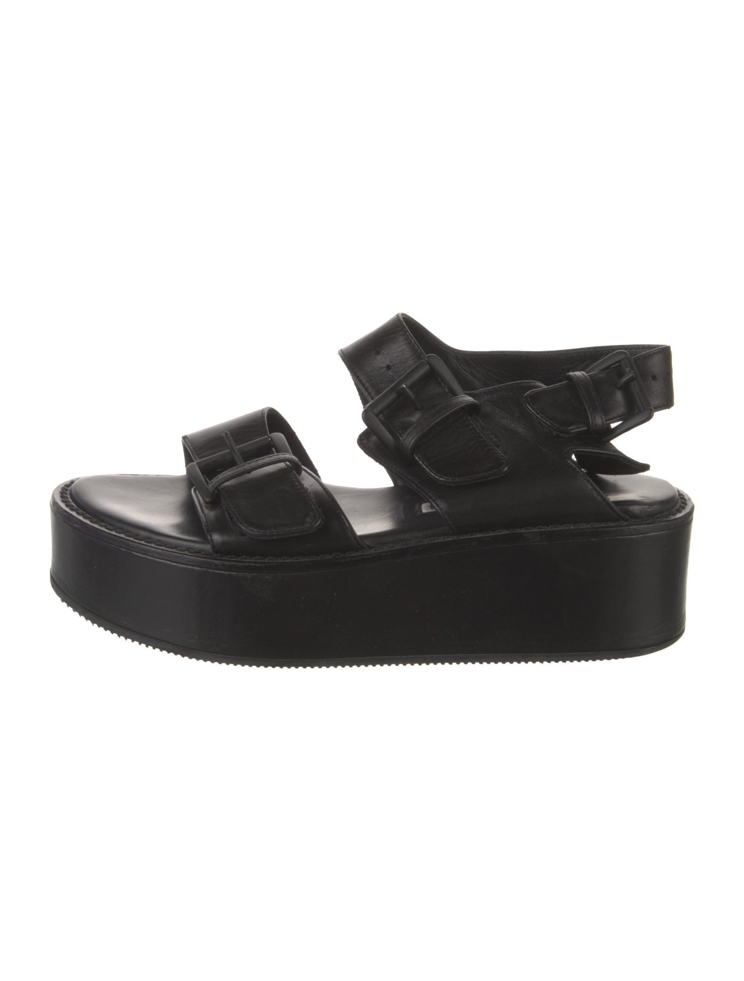 Ann Demeulemeester Leather Slingback Sandals