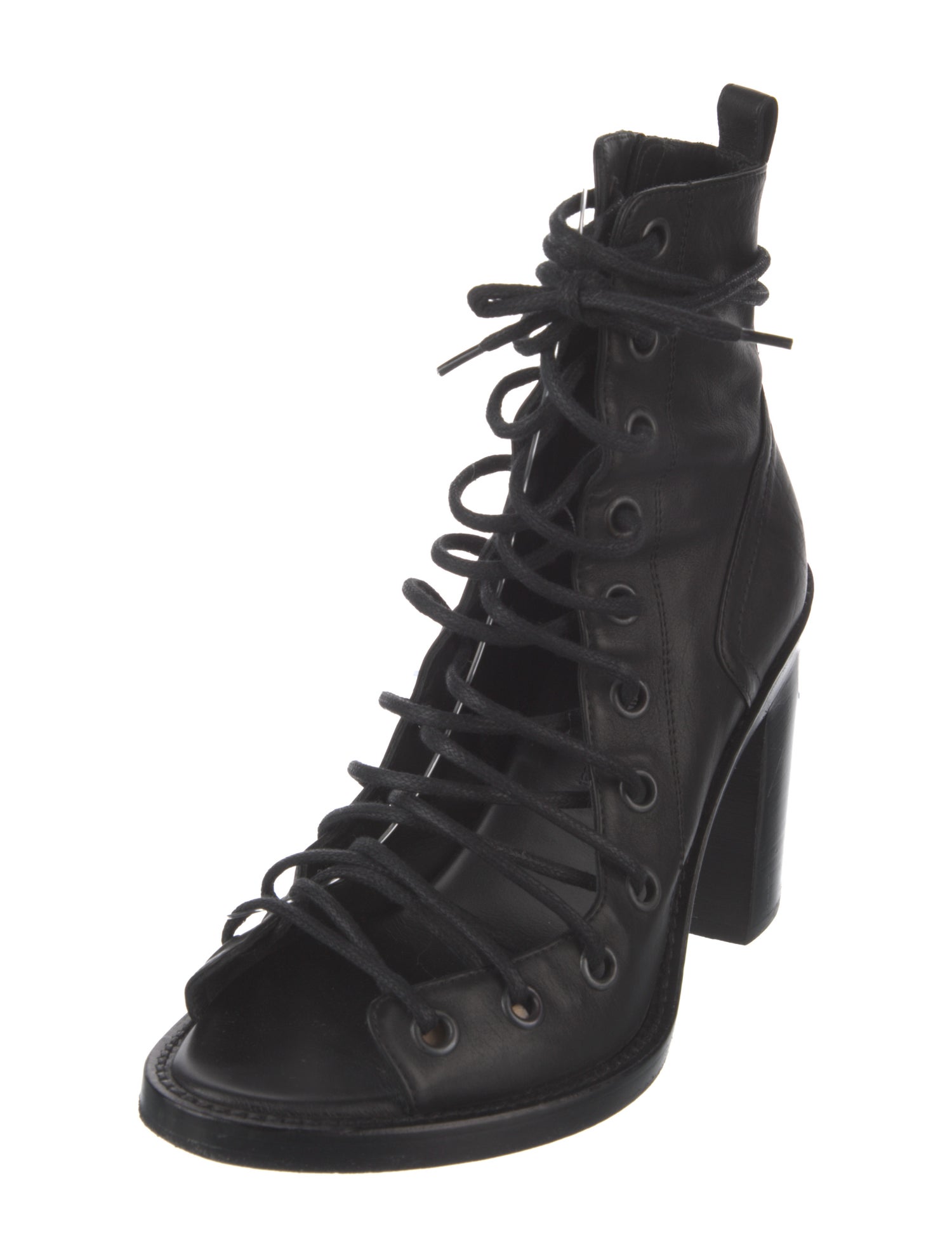 Ann Demeulemeester Leather Gladiator Sandals