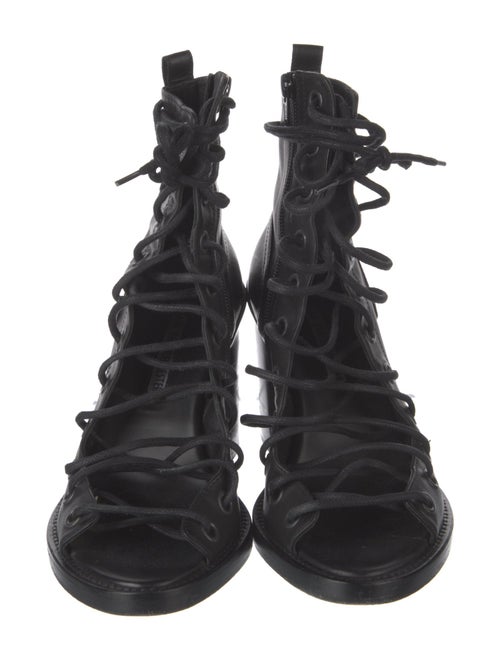 Ann Demeulemeester Leather Gladiator Sandals