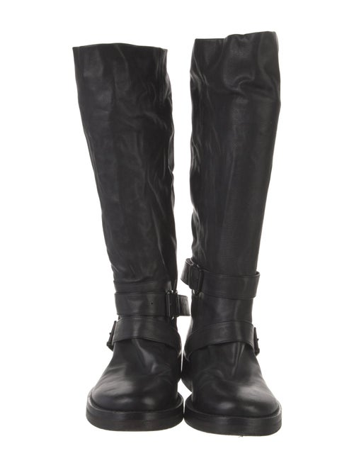Ann Demeulemeester Leather Lace-Up Boots