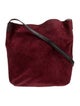Ann Demeulemeester Suede Messenger Bag