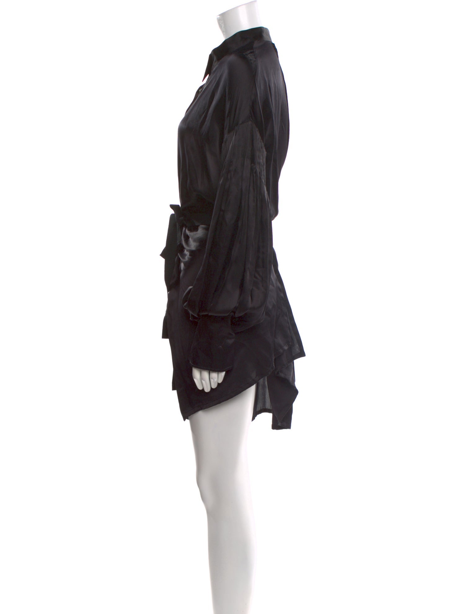 Ann Demeulemeester Silk Knee-Length Dress