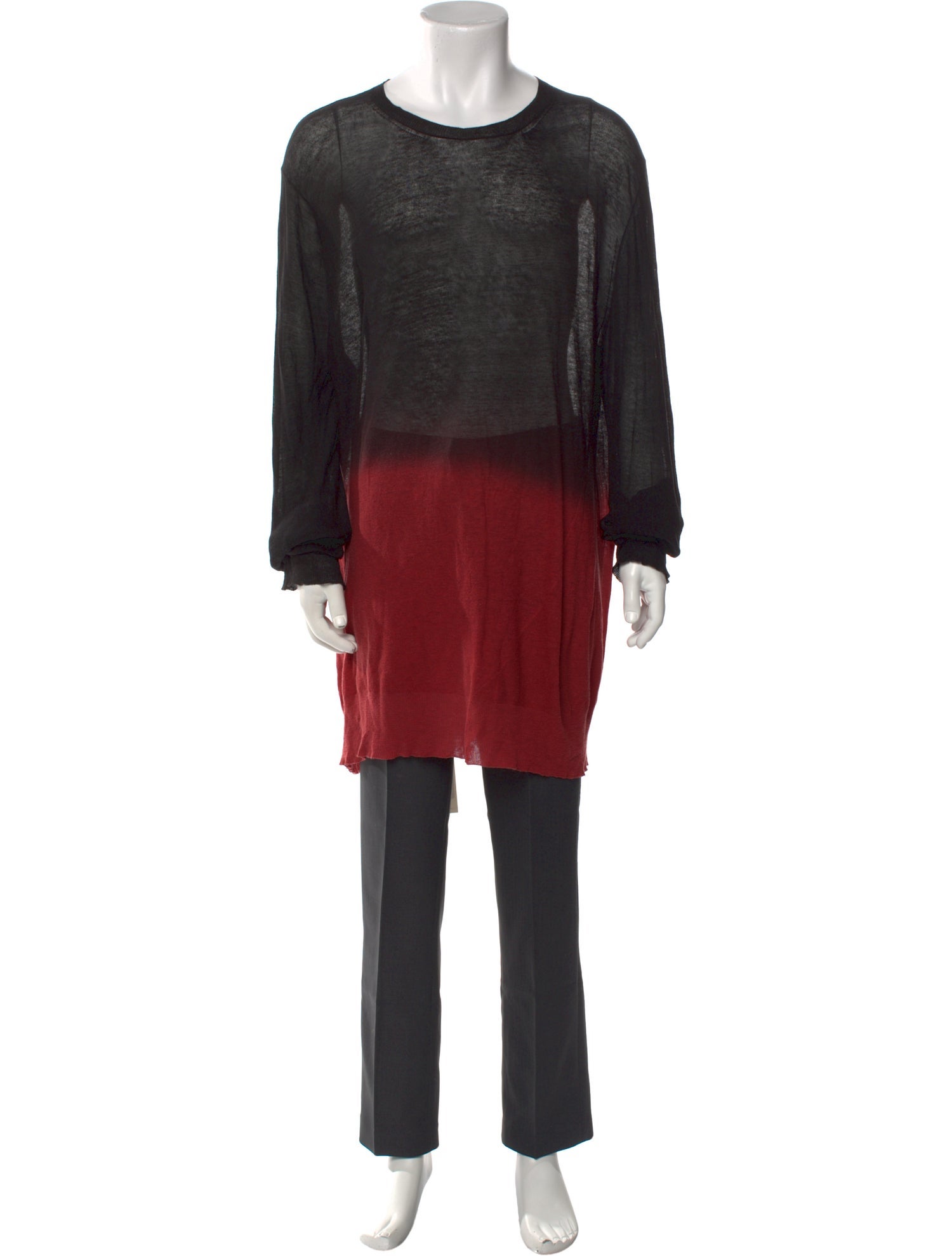 Ann Demeulemeester Crew Neck Long Sleeve Pullover