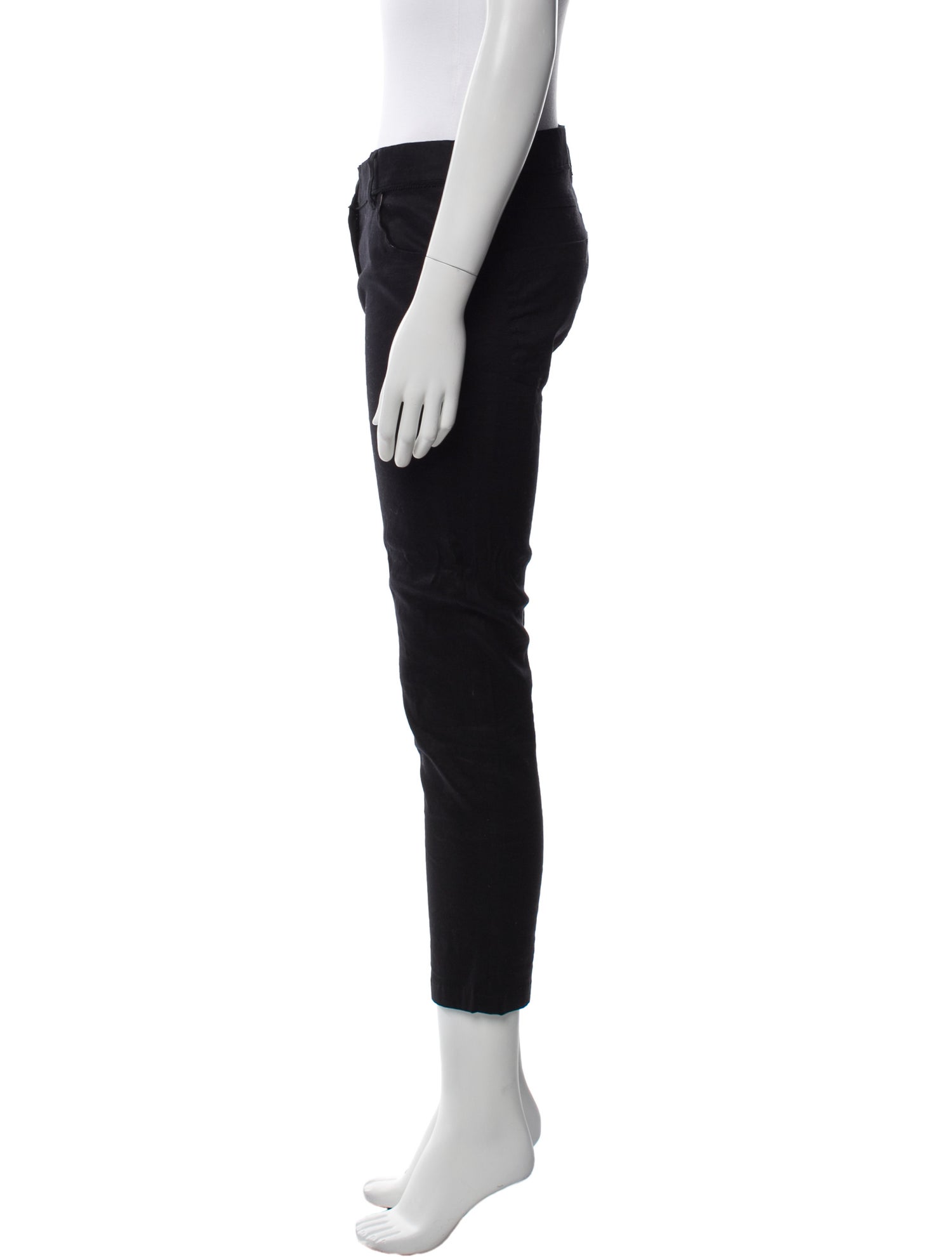 Ann Demeulemeester Linen Straight Leg Pants