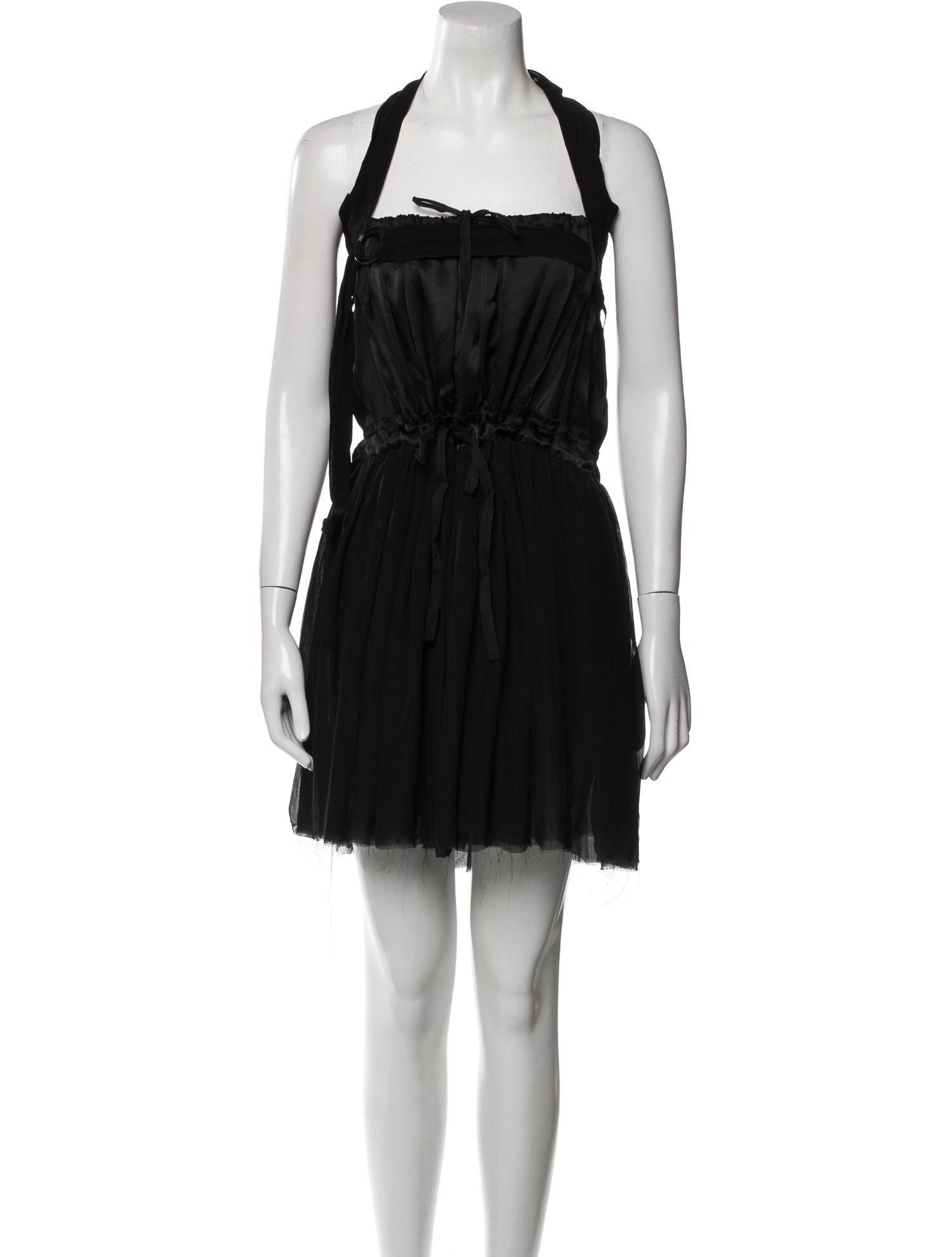 Ann Demeulemeester Silk Mini Dress
