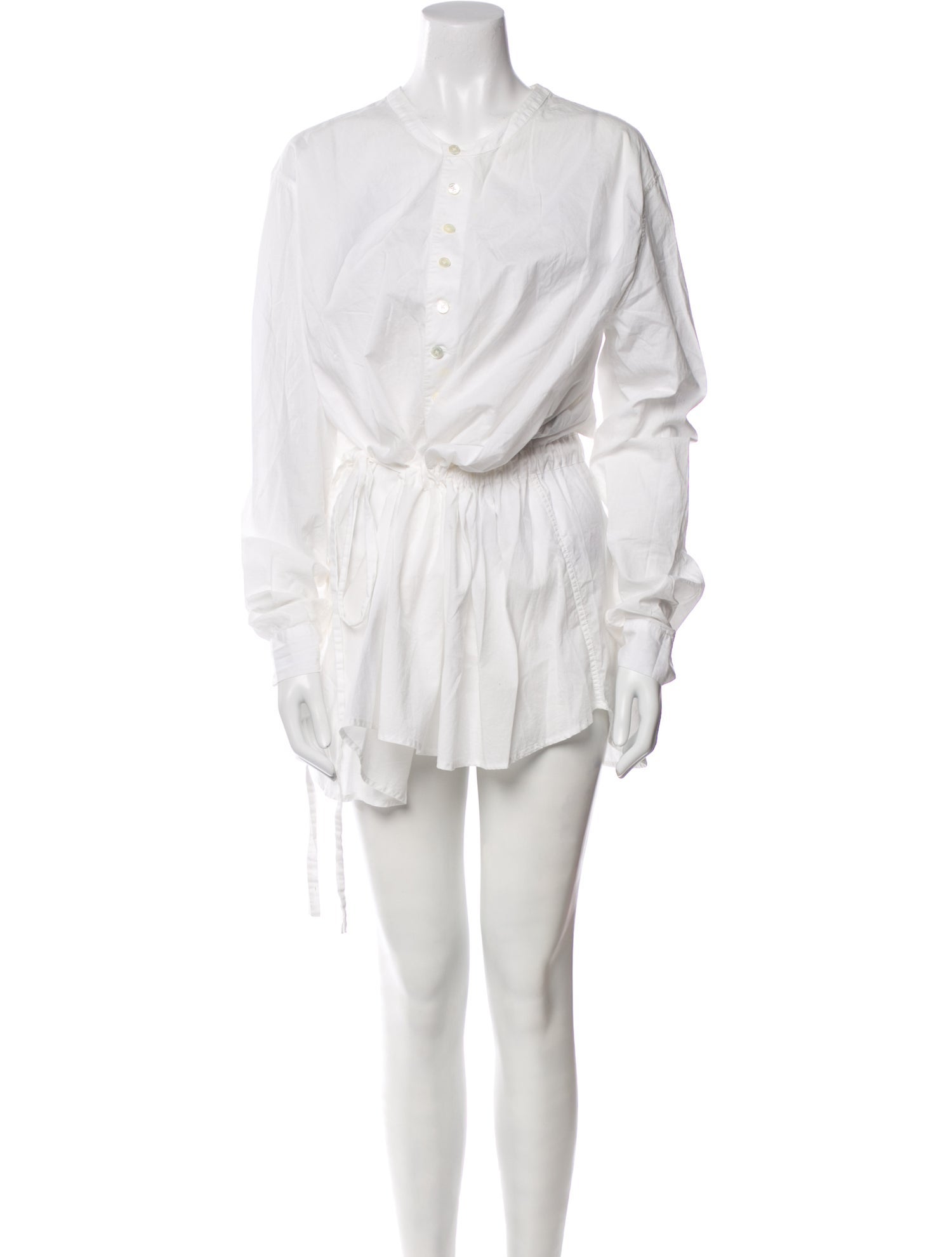 Ann Demeulemeester V-Neck Mini Dress