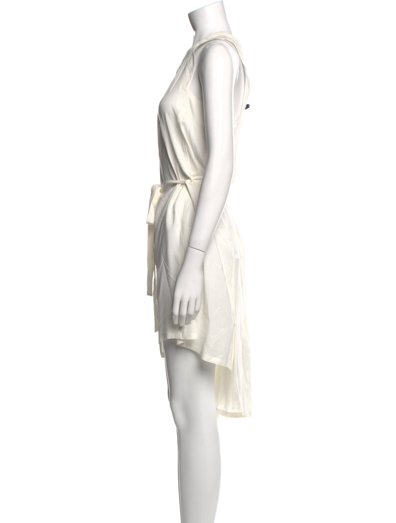 Ann Demeulemeester Scoop Neck Knee-Length Dress