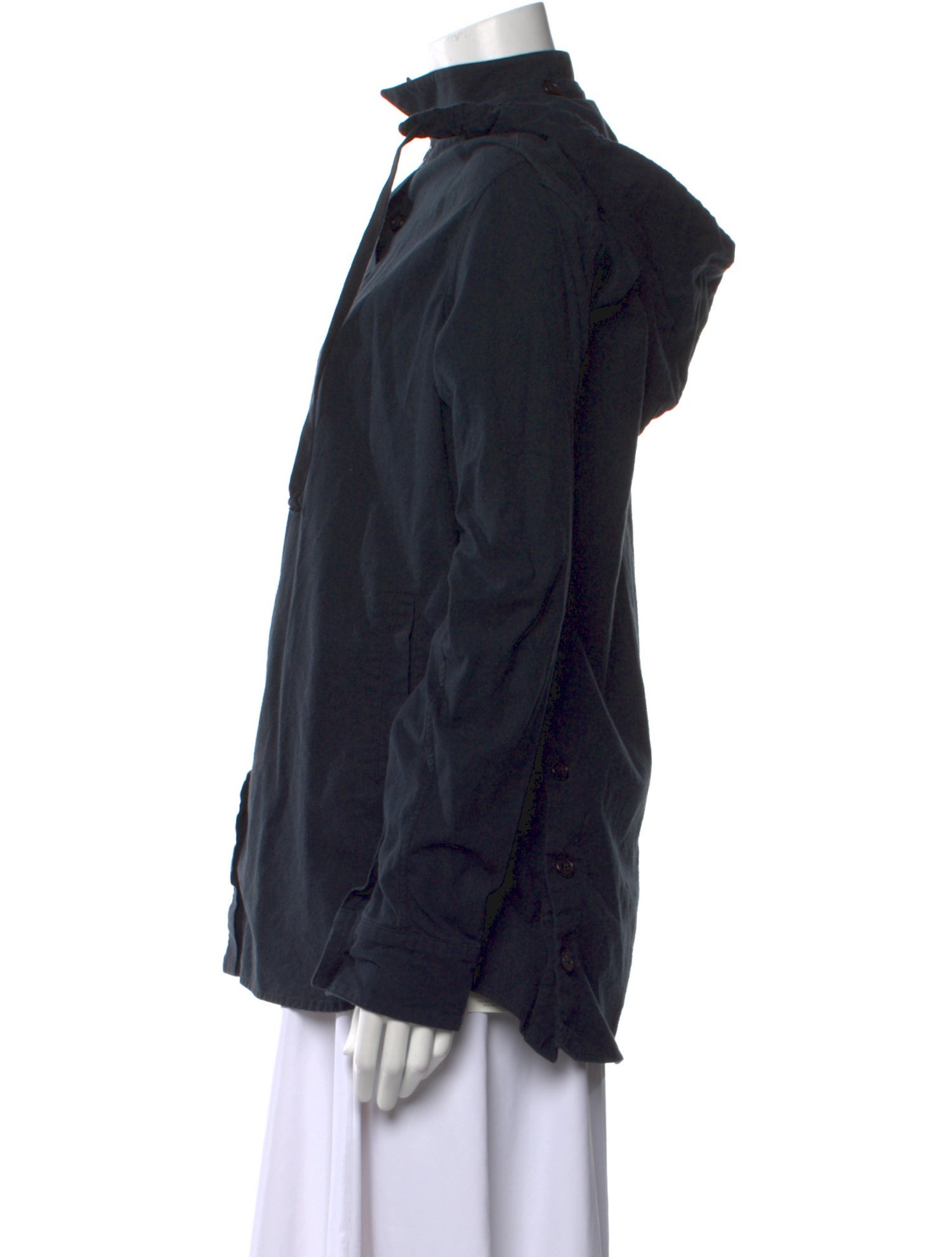 Ann Demeulemeester Mock Neck Long Sleeve Sweatshirt