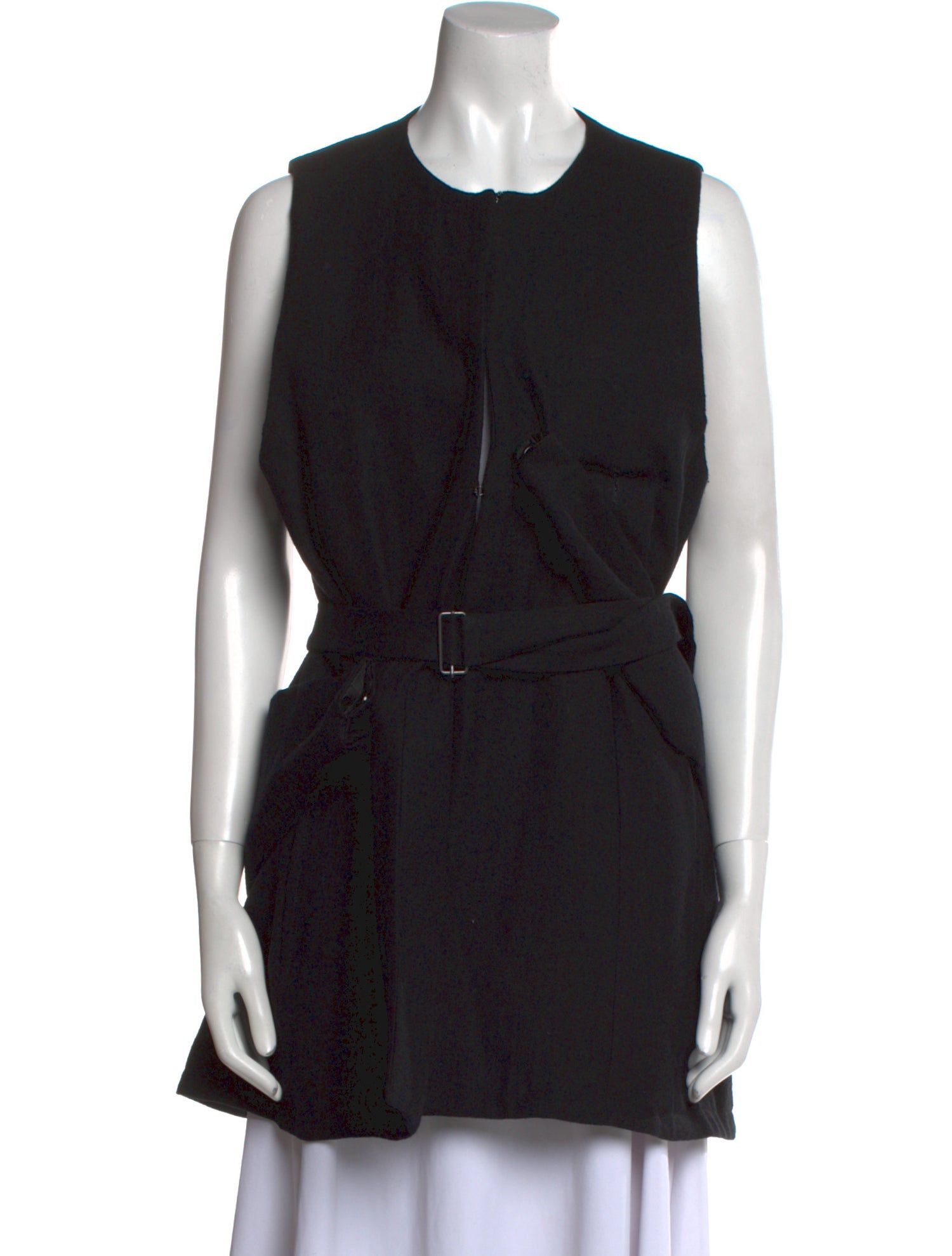 Ann Demeulemeester Wool Crew Neck Tunic