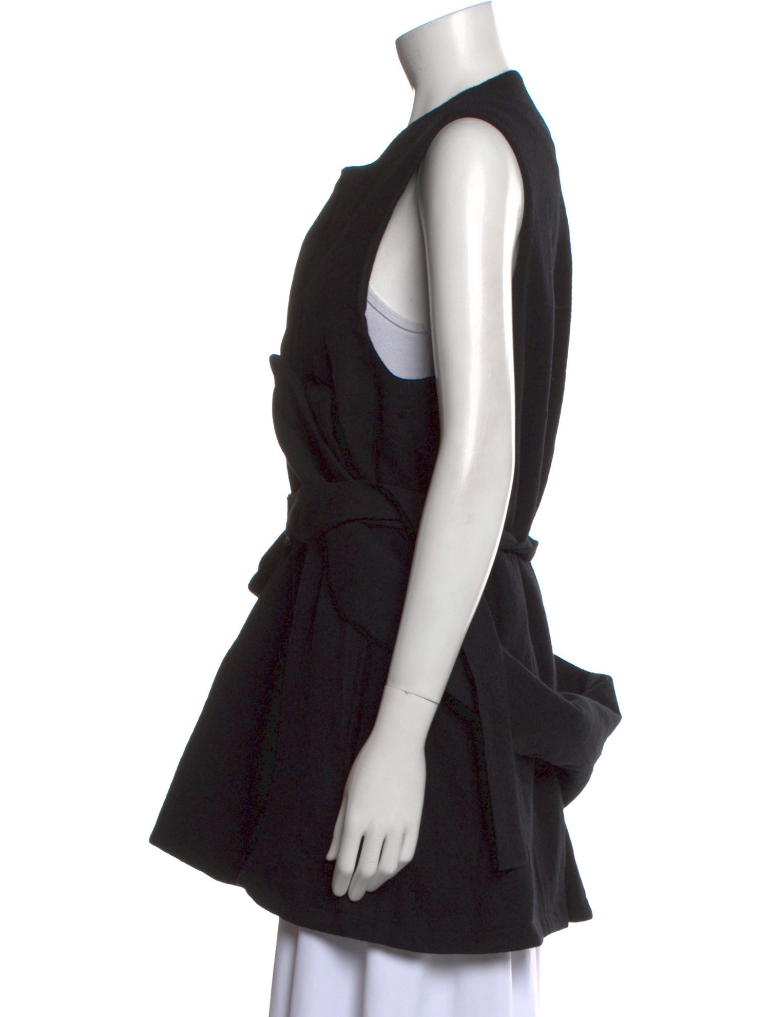 Ann Demeulemeester Wool Crew Neck Tunic