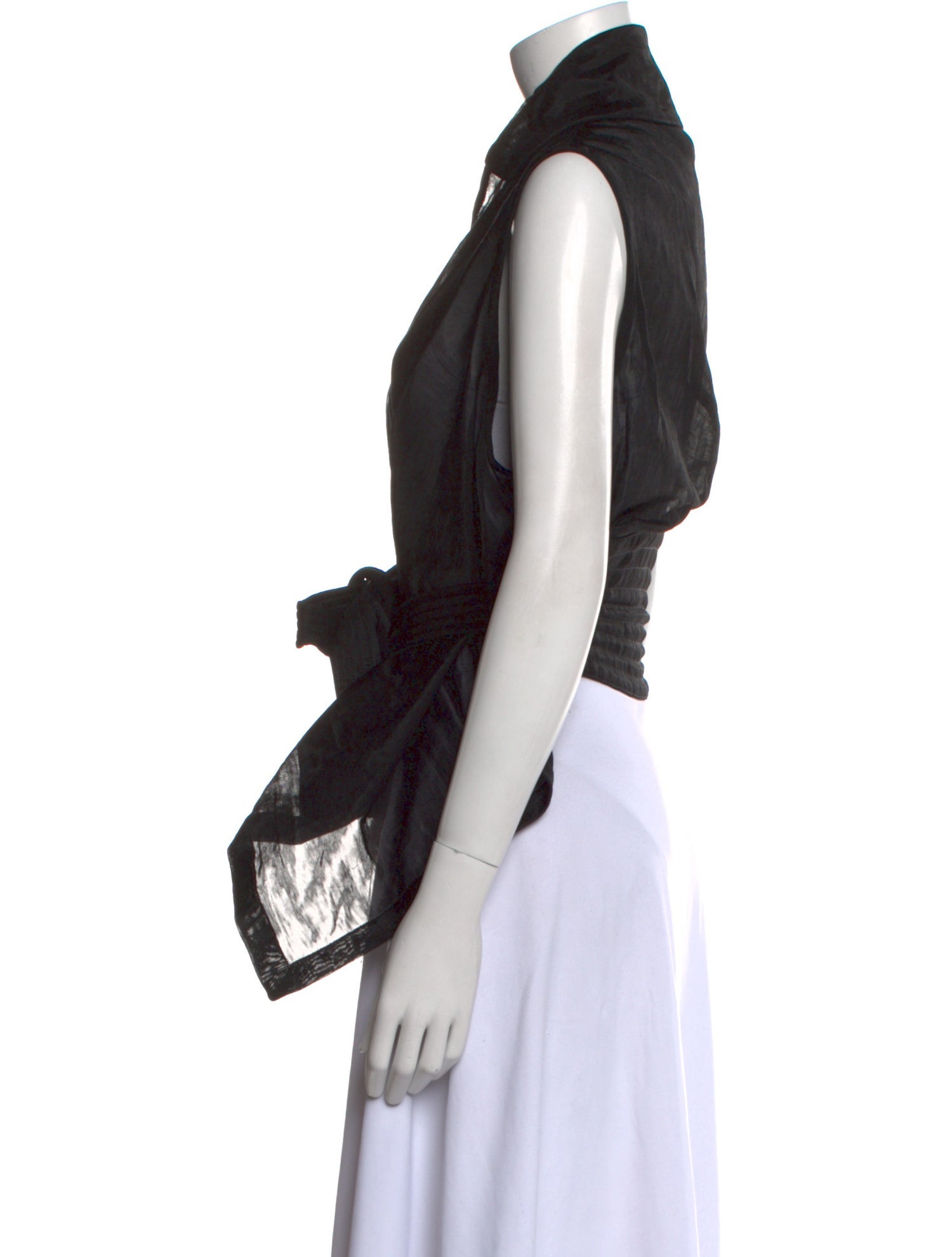 Ann Demeulemeester V-Neck Sleeveless Blouse