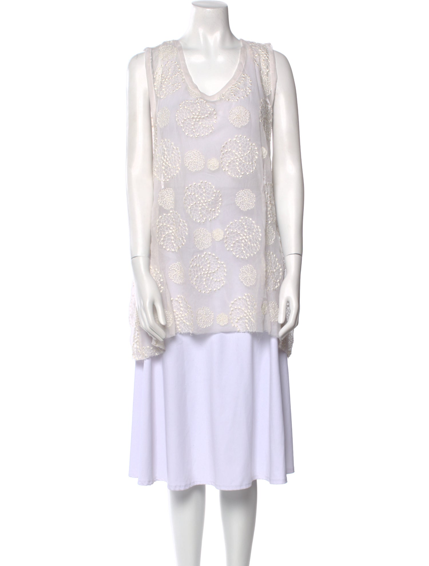 Ann Demeulemeester Silk Paisley Print Tunic