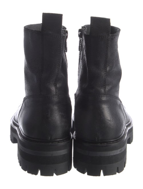 Ann Demeulemeester Leather Combat Boots