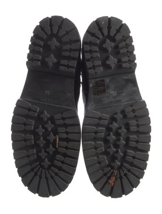 Ann Demeulemeester Leather Combat Boots