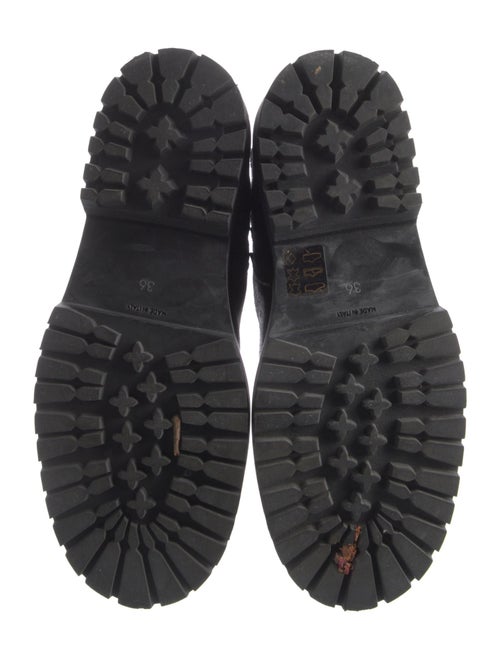 Ann Demeulemeester Leather Combat Boots