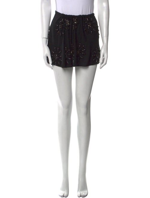 Ann Demeulemeester Virgin Wool Mini Skirt