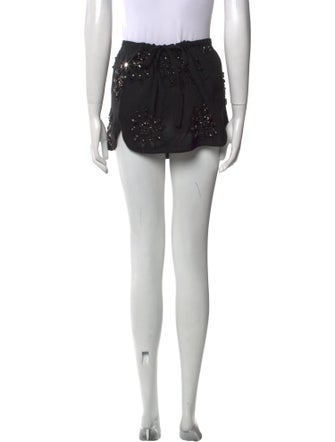 Ann Demeulemeester Virgin Wool Mini Skirt