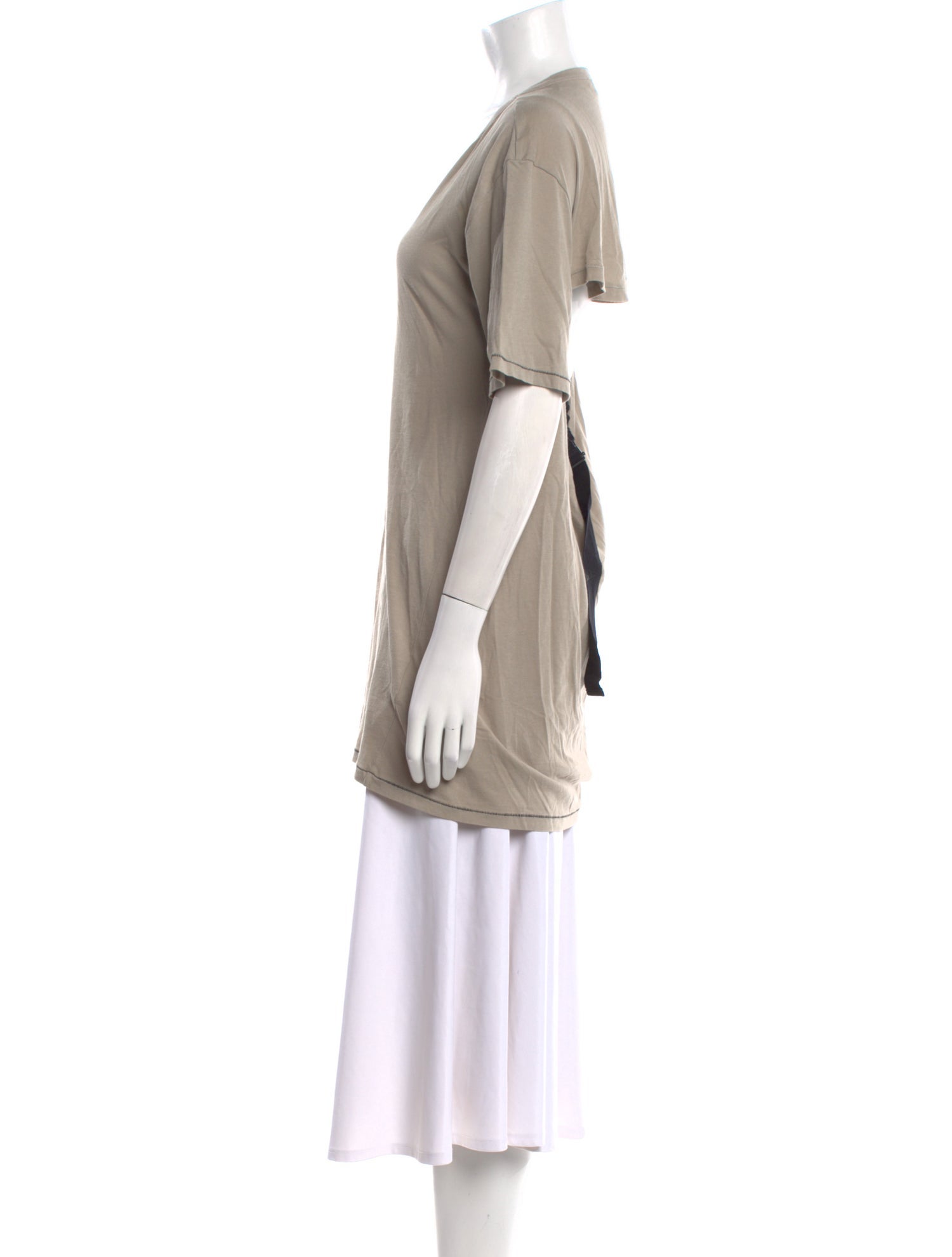 Ann Demeulemeester Scoop Neck Short Sleeve T-Shirt