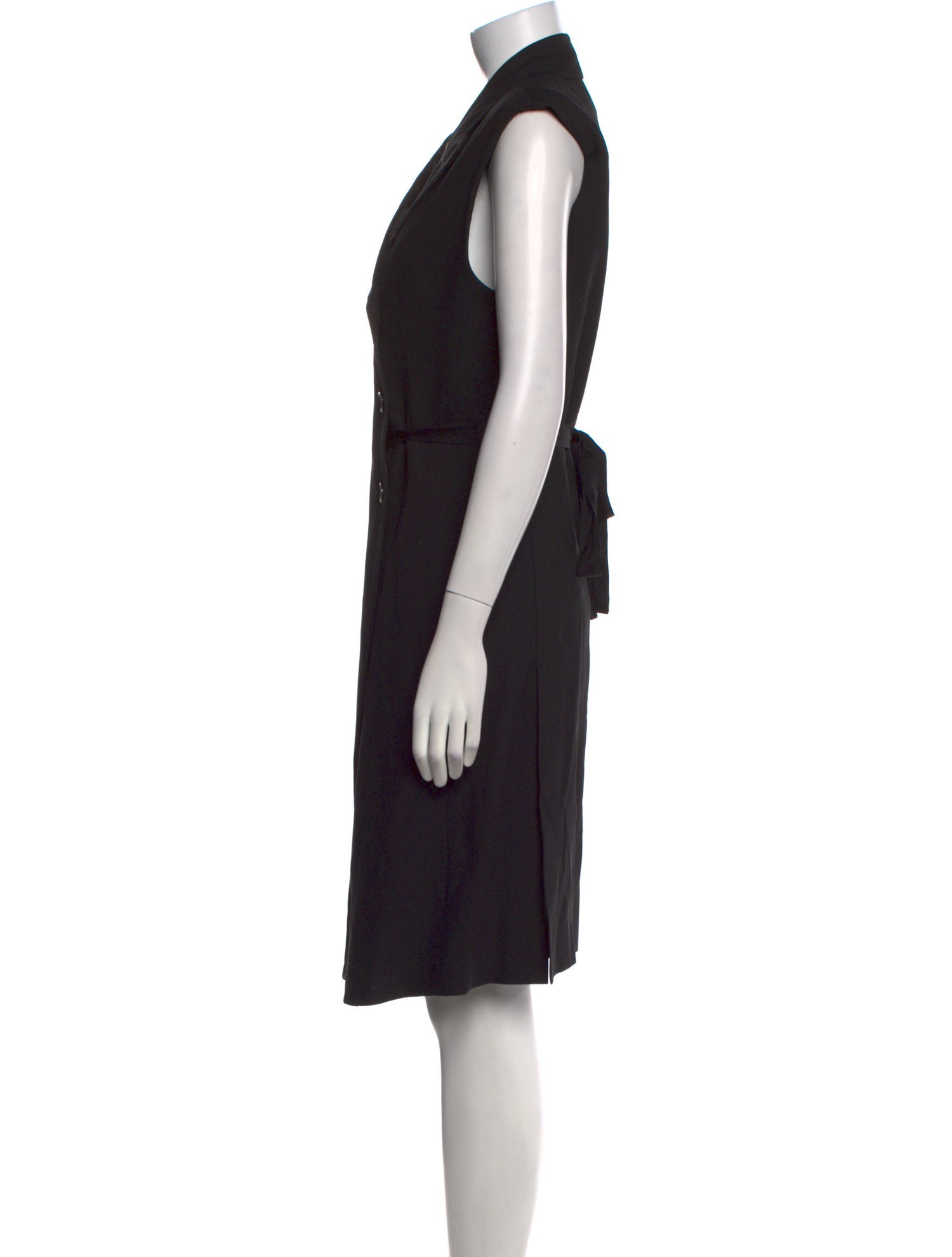 Ann Demeulemeester V-Neck Midi Length Dress