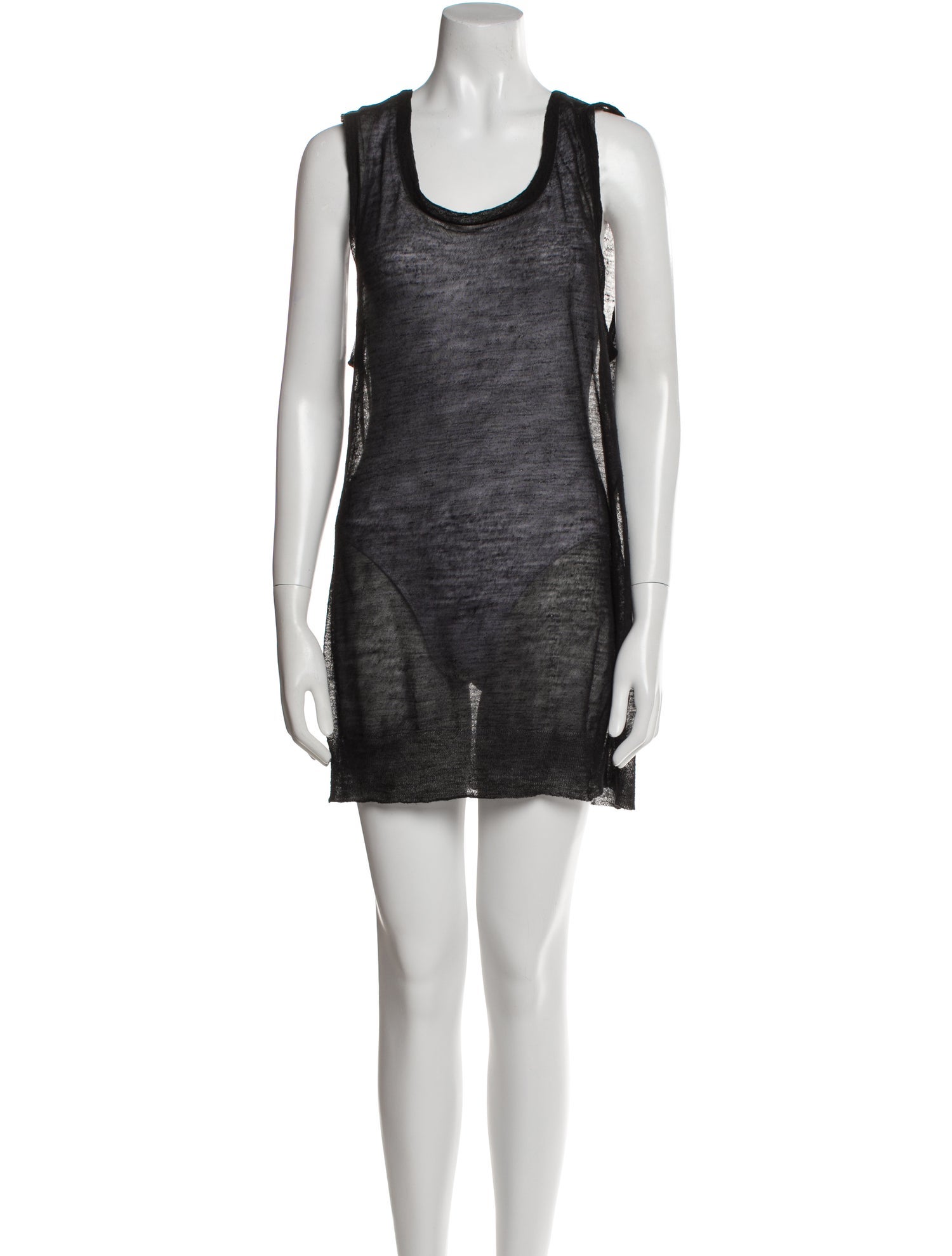 Ann Demeulemeester Silk Mini Dress