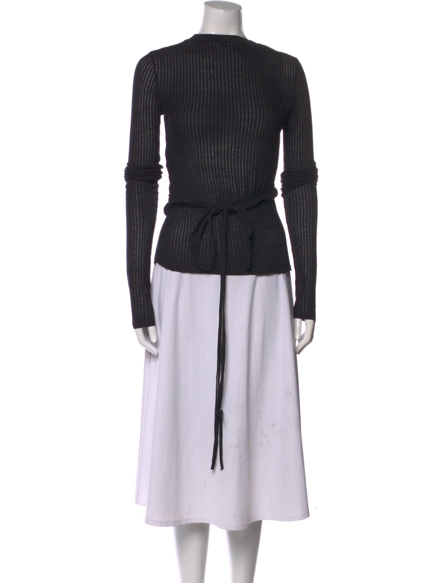 Ann Demeulemeester Mock Neck Long Sleeve Tunic