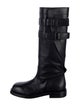 Ann Demeulemeester Leather Riding Boots