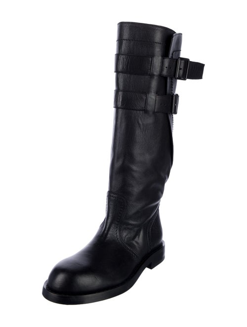 Ann Demeulemeester Leather Riding Boots