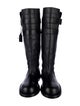Ann Demeulemeester Leather Riding Boots