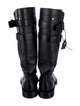 Ann Demeulemeester Leather Riding Boots