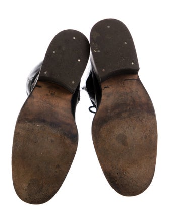 Ann Demeulemeester Leather Combat Boots