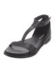 Ann Demeulemeester Leather T-Strap Sandals