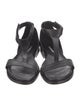 Ann Demeulemeester Leather T-Strap Sandals