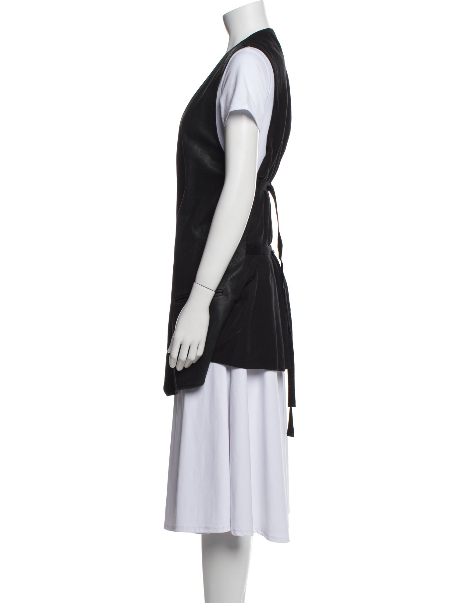 Ann Demeulemeester Leather Vest