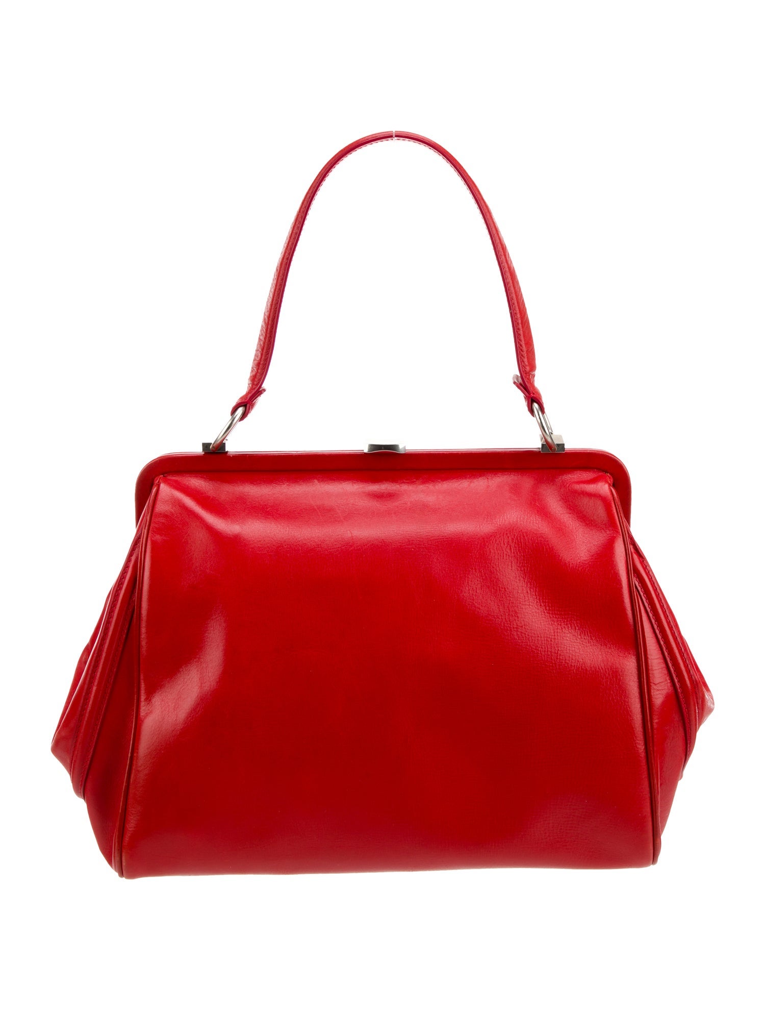 Ann Demeulemeester Leather Top Handle Bag