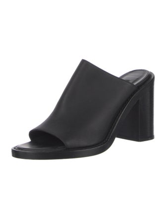 Ann Demeulemeester Leather Slides