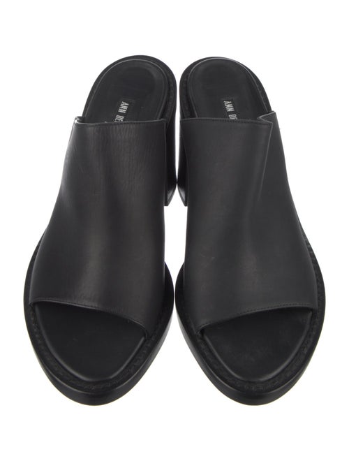 Ann Demeulemeester Leather Slides