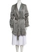 Ann Demeulemeester Silk Printed Coat