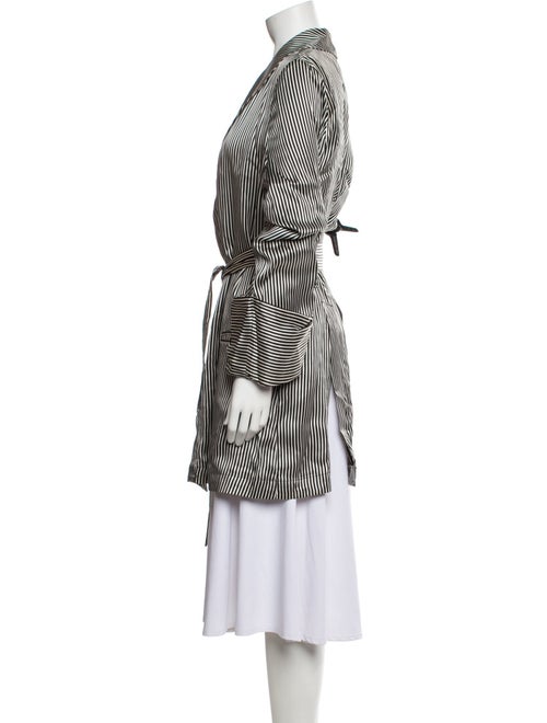 Ann Demeulemeester Silk Printed Coat