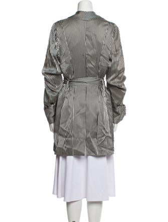 Ann Demeulemeester Silk Printed Coat