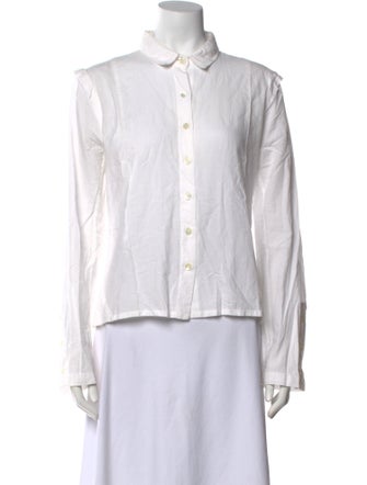 Ann Demeulemeester Long Sleeve Button-Up Top
