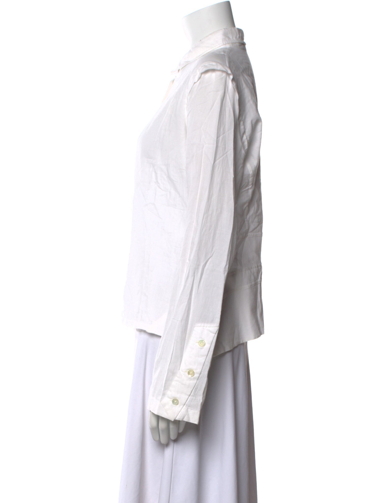 Ann Demeulemeester Long Sleeve Button-Up Top