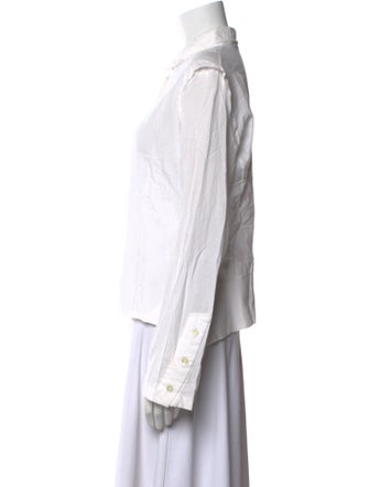 Ann Demeulemeester Long Sleeve Button-Up Top