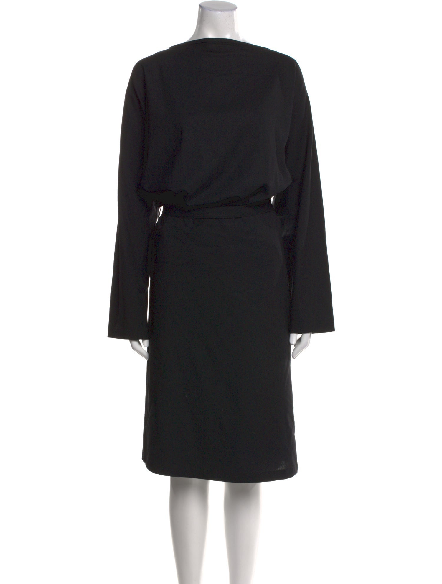 Ann Demeulemeester Virgin Wool Midi Length Dress