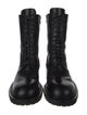 Ann Demeulemeester Leather Combat Boots