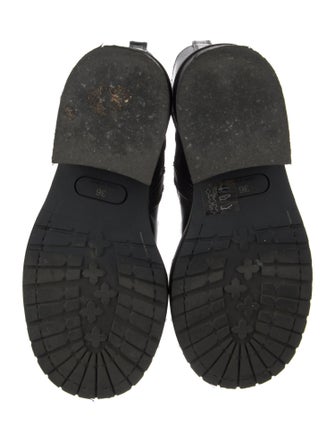 Ann Demeulemeester Leather Combat Boots