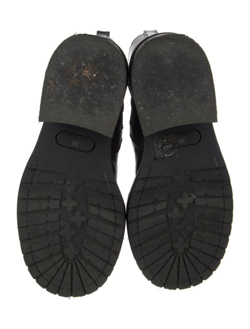 Ann Demeulemeester Leather Combat Boots