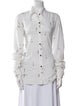 Ann Demeulemeester Printed Long Sleeve Button-Up Top