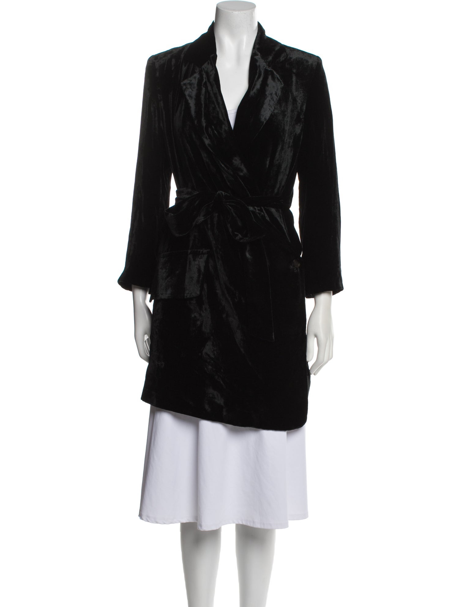 Ann Demeulemeester Faux Fur Coat