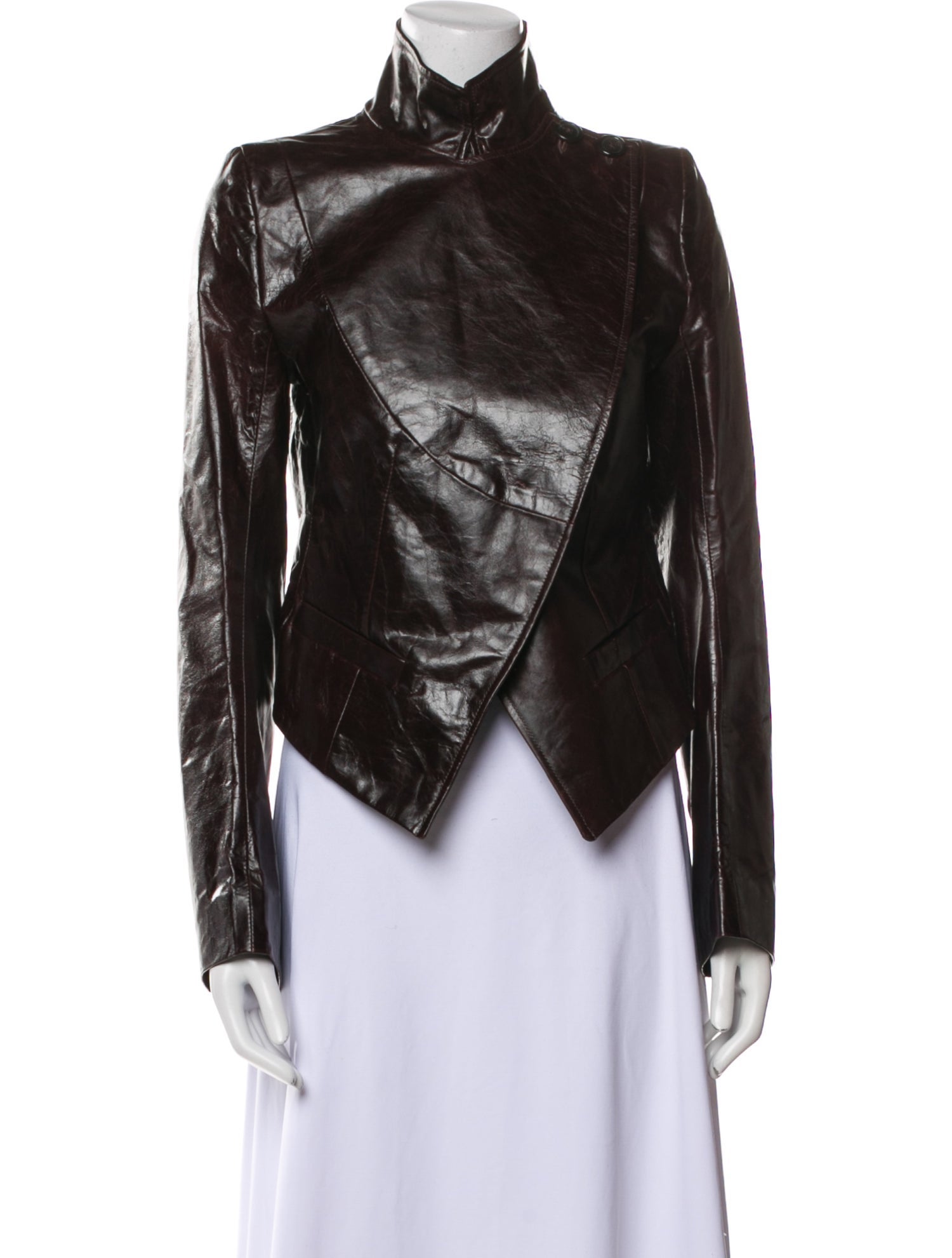 Ann Demeulemeester Leather Biker Jacket w/ Tags